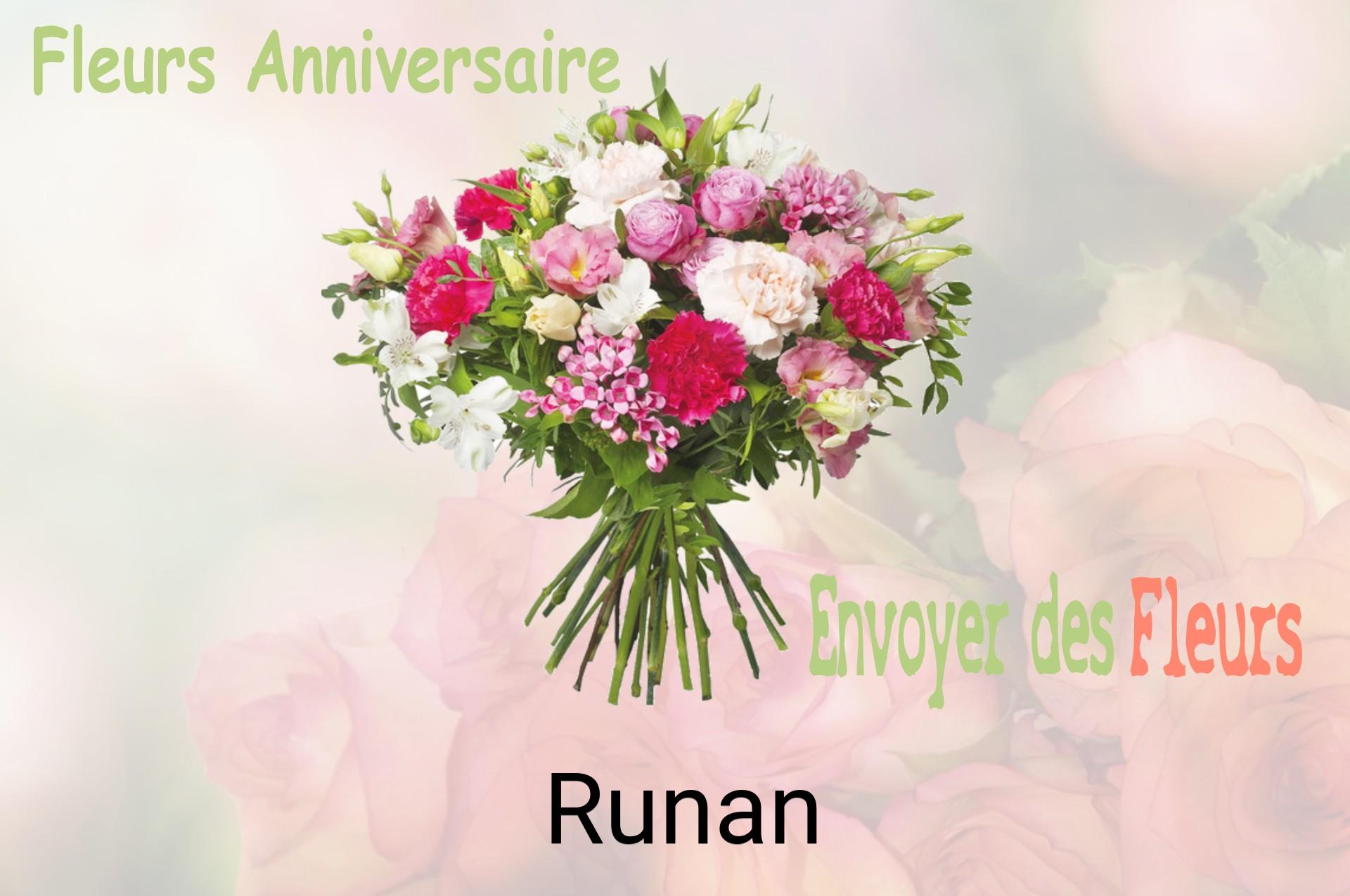 Bouquet de fleurs d’anniversaire livré à Runan
