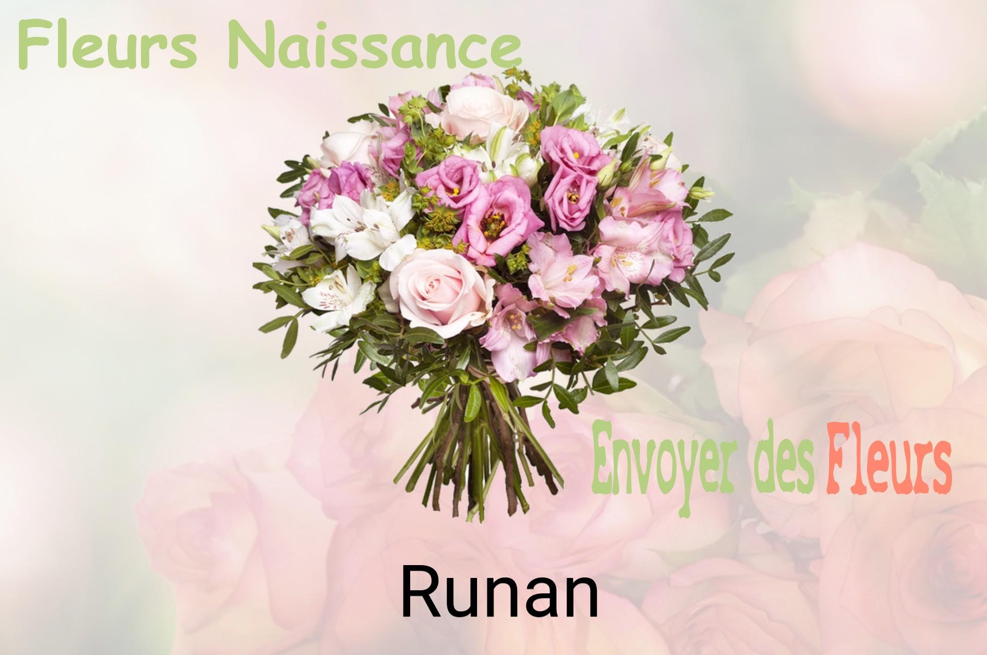 Bouquet de fleurs de naissance livré à Runan