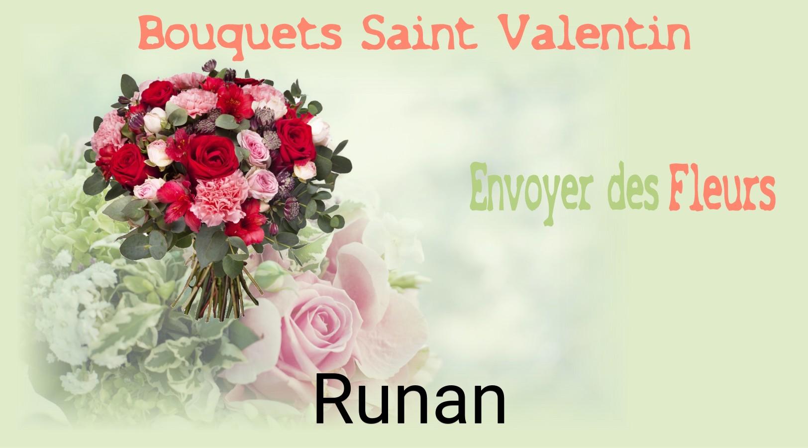 Roses de Saint-Valentin livrées à Runan